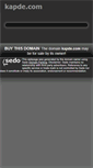 Mobile Screenshot of kapde.com