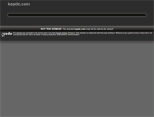 Tablet Screenshot of kapde.com